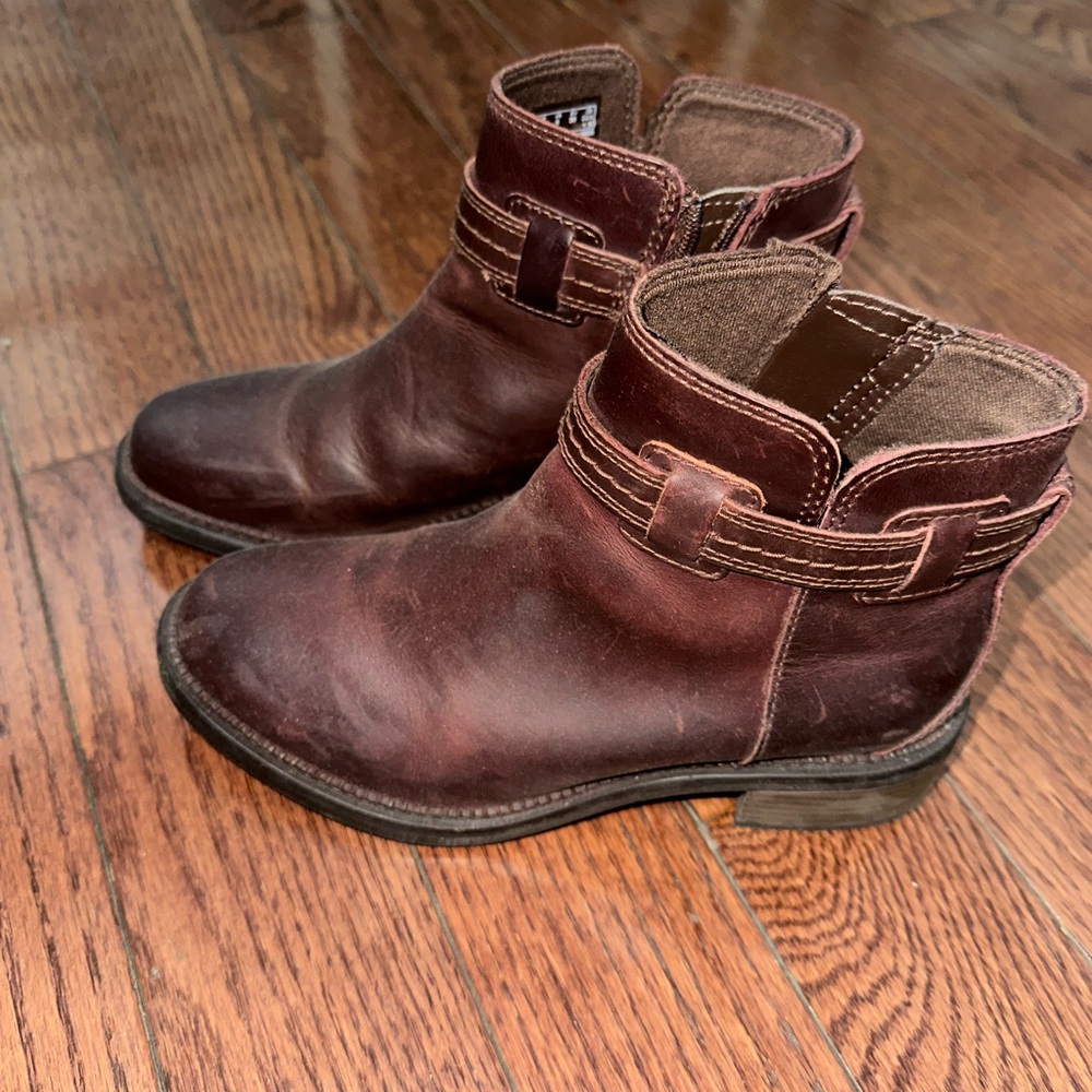 Clarks Brown Ankle Boots